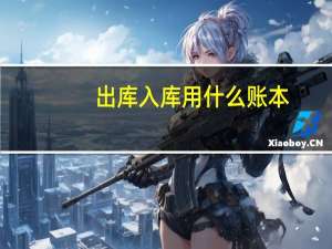出库入库用什么账本