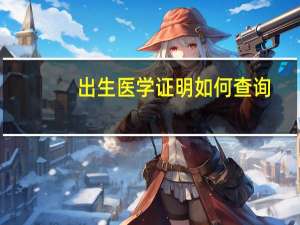 出生医学证明如何查询