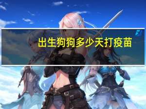 出生狗狗多少天打疫苗