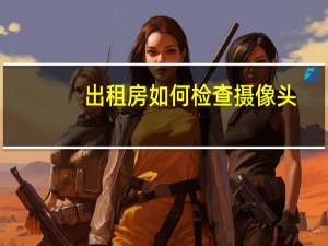 出租房如何检查摄像头