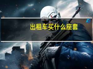 出租车买什么座套