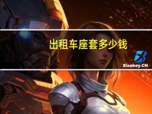 出租车座套多少钱