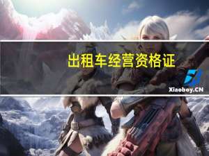 出租车经营资格证