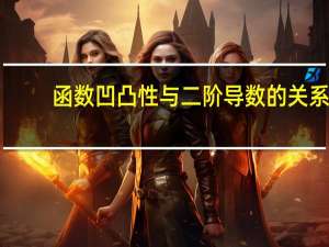 函数凹凸性与二阶导数的关系