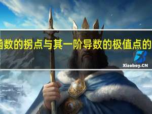 函数的拐点与其一阶导数的极值点的关系50
