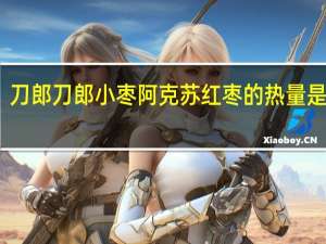 刀郎 刀郎小枣阿克苏红枣的热量是多少