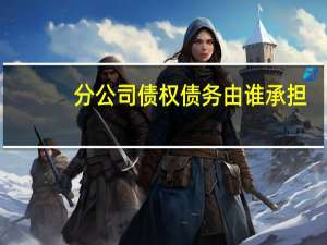 分公司债权债务由谁承担