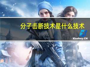 分子击断技术是什么技术