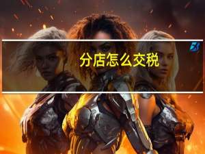 分店怎么交税