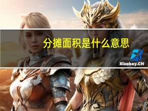 分摊面积是什么意思