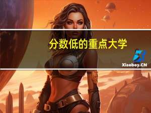 分数低的重点大学