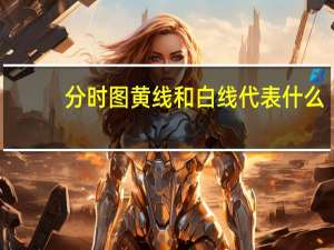 分时图黄线和白线代表什么（分时图黄线和白线代表什么）