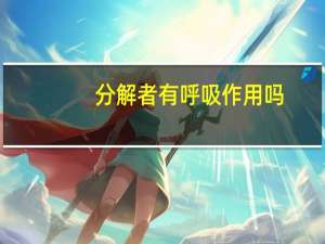 分解者有呼吸作用吗