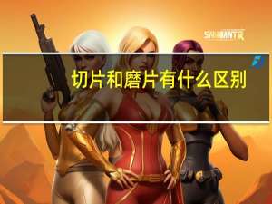 切片和磨片有什么区别
