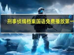 刑事侦缉档案国语免费播放第一部（刑事侦缉档案第二部免费国语）
