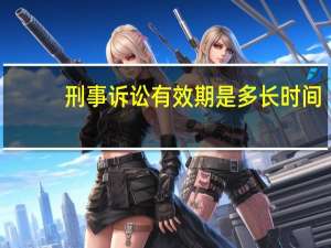 刑事诉讼有效期是多长时间