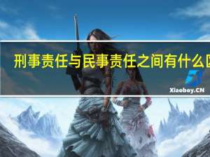 刑事责任与民事责任之间有什么区别