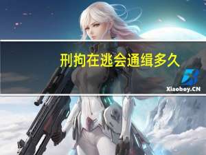 刑拘在逃会通缉多久