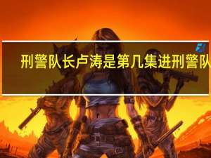 刑警队长卢涛是第几集进刑警队的