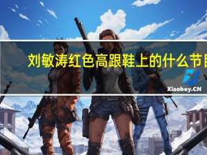 刘敏涛红色高跟鞋上的什么节目