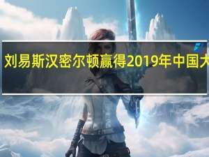 刘易斯汉密尔顿赢得2019年中国大奖赛