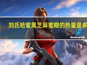 刘氏哈蜜黑芝麻蜜糊的热量是多少