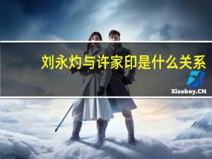 刘永灼与许家印是什么关系（刘永灼）