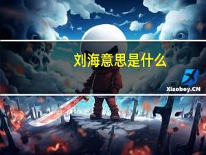 刘海意思是什么