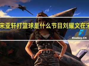 刘耀文宋亚轩打篮球是什么节目 刘耀文在宋亚轩里塞TD