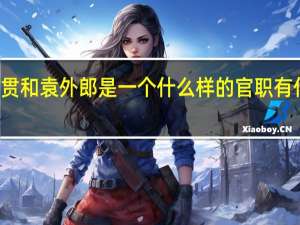 刘贯和袁外郎是一个什么样的官职有什么作用？