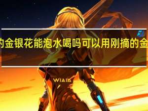 刚摘的金银花能泡水喝吗 可以用刚摘的金银花泡水吗
