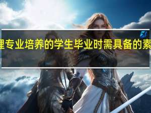 创业管理专业培养的学生毕业时需具备的素质要求有哪些