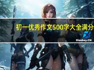初一优秀作文500字大全满分（初一优秀作文）