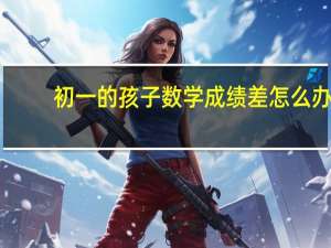初一的孩子数学成绩差怎么办