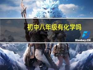初中八年级有化学吗