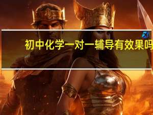 初中化学一对一辅导有效果吗