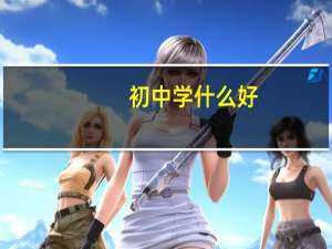 初中学什么好