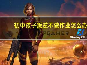 初中孩子叛逆不做作业怎么办