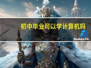 初中毕业可以学计算机吗