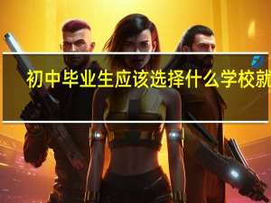 初中毕业生应该选择什么学校就读