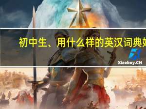 初中生、用什么样的英汉词典好