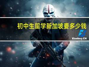 初中生留学新加坡要多少钱