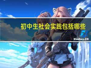 初中生社会实践包括哪些