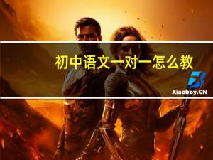 初中语文一对一怎么教