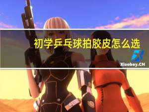 初学乒乓球拍胶皮怎么选