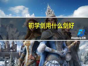 初学剑用什么剑好