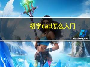 初学cad怎么入门（autocad教程）