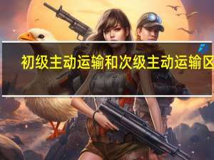 初级主动运输和次级主动运输区别