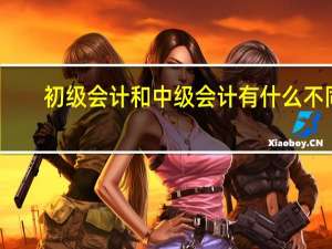 初级会计和中级会计有什么不同