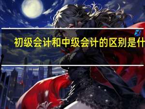 初级会计和中级会计的区别是什么